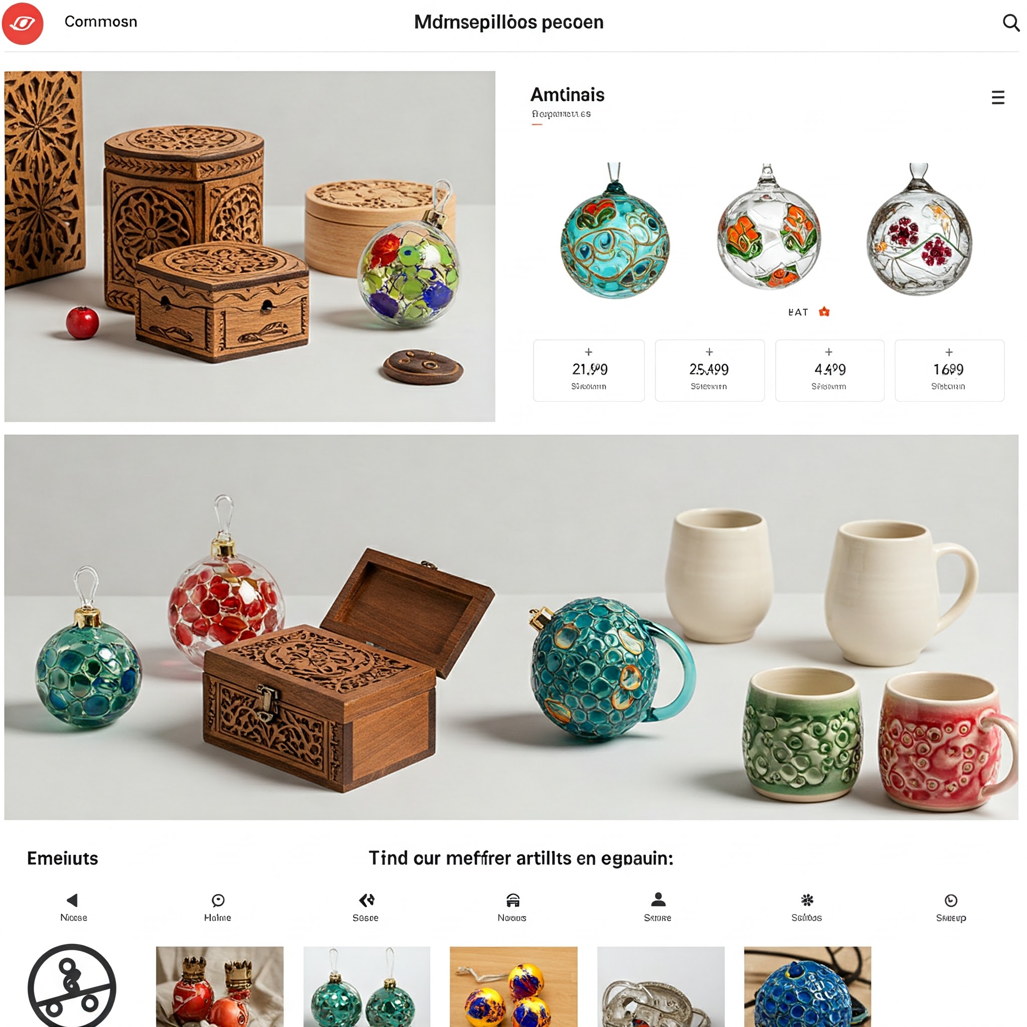 E-commerce Platform for Handcrafted Goods